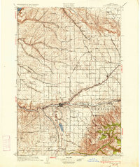 Pendleton 1935 topographic map thumbnail