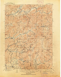 Riddle 1904 topographic map thumbnail