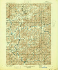 Roseburg 1900 topographic map preview
