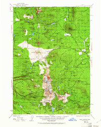 Three Sisters 1929 topographic map thumbnail