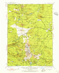 Three Sisters 1929 topographic map thumbnail