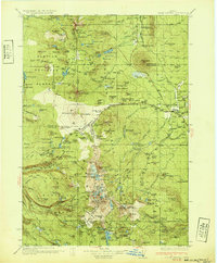 Three Sisters 1932 topographic map thumbnail