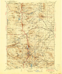 Three Sisters 1932 topographic map thumbnail