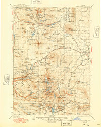 Three Sisters 1932 topographic map thumbnail