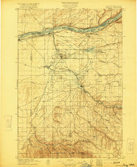 Umatilla 1908 topographic map preview