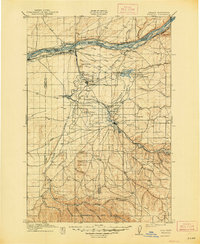 Umatilla 1908 topographic map preview