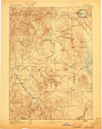 Ashland 1893 topographic map preview