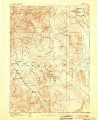 Ashland 1893 topographic map thumbnail