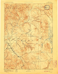 Ashland 1893 topographic map preview