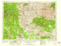 Bend 1958 topographic map thumbnail