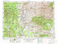 Bend 1955 topographic map thumbnail