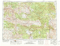 Canyon City 1955 topographic map thumbnail