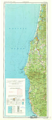 Coos Bay 1962 topographic map thumbnail