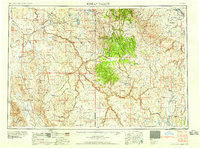 Jordan Valley 1958 topographic map thumbnail