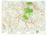 Jordan Valley 1958 topographic map thumbnail