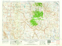 Jordan Valley 1955 topographic map thumbnail