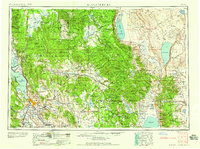 Klamath Falls 1958 topographic map thumbnail