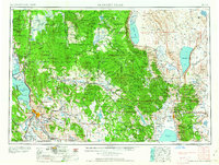 Klamath Falls 1958 topographic map thumbnail