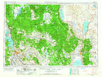 Klamath Falls 1955 topographic map preview