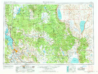 Klamath Falls 1955 topographic map thumbnail