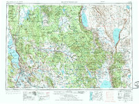 Klamath Falls 1955 topographic map thumbnail