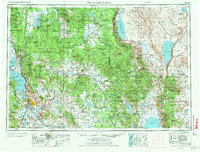 Klamath Falls 1955 topographic map thumbnail