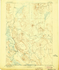 Klamath 1894 topographic map thumbnail