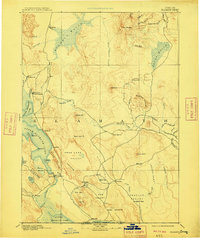 Klamath 1894 topographic map thumbnail