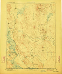 Klamath 1894 topographic map thumbnail