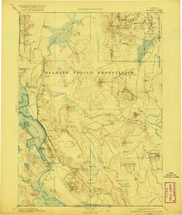 Klamath 1894 topographic map thumbnail