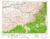 Pendleton 1953 topographic map thumbnail
