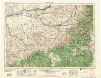 Pendleton 1953 topographic map thumbnail