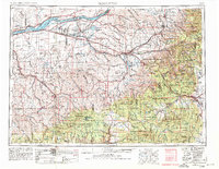 Pendleton 1953 topographic map thumbnail