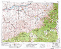 Pendleton 1953 topographic map thumbnail