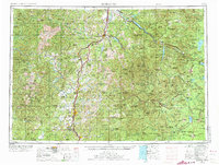 Roseburg 1958 topographic map thumbnail