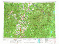 Roseburg 1958 topographic map thumbnail