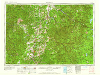 Roseburg 1958 topographic map thumbnail
