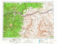 The Dalles 1953 topographic map thumbnail