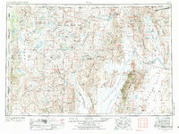 Vya topographic map thumbnail