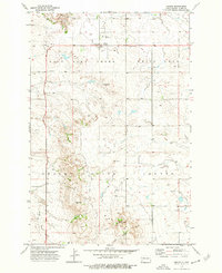 Amidon 1973 topographic map thumbnail