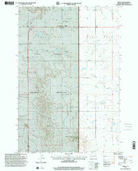 Amidon 1997 topographic map thumbnail