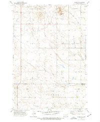 Amidon SE 1973 topographic map thumbnail
