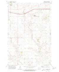 Antelope 1973 topographic map thumbnail