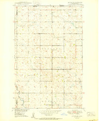 Antler NW 1950 topographic map thumbnail