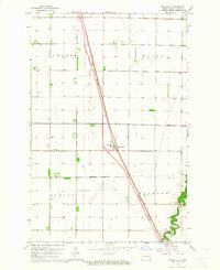 Argusville 1963 topographic map thumbnail