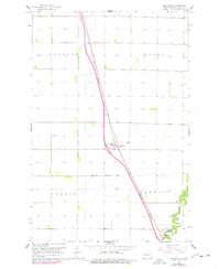 Argusville 1963 topographic map thumbnail