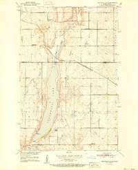 Arrowwood Lake 1951 topographic map thumbnail