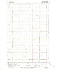 Arthur SE 1966 topographic map thumbnail