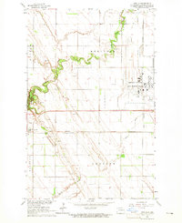 Arvilla 1963 topographic map thumbnail