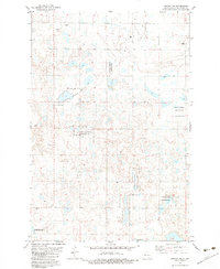Ashley NE 1982 topographic map thumbnail
